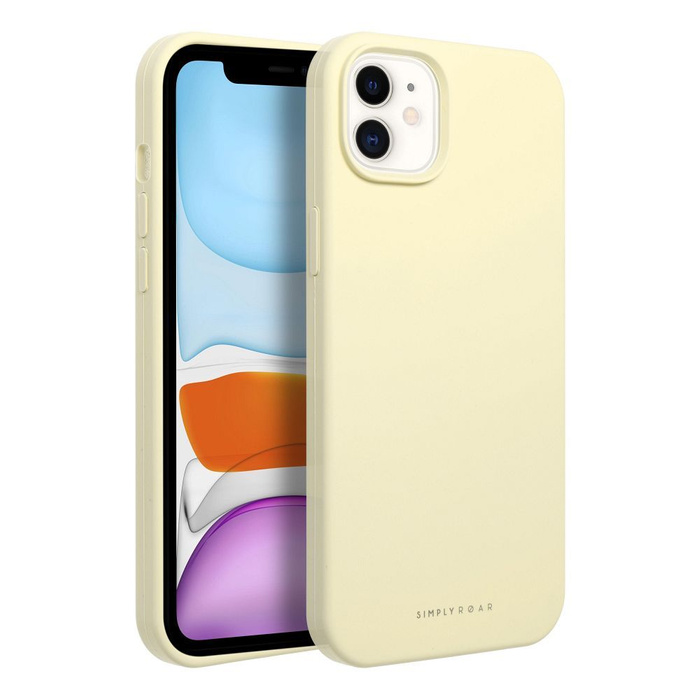 Futerał Roar Cloud-Skin - do iPhone 11 Jasnożółty