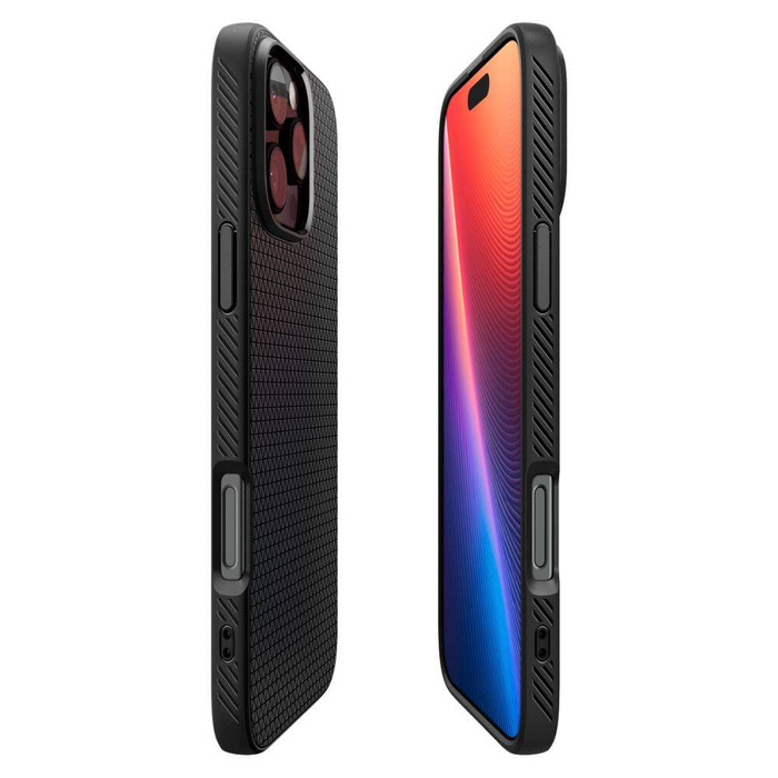 ETUI SPIGEN LIQUID AIR IPHONE 16 PRO MATTE BLACK