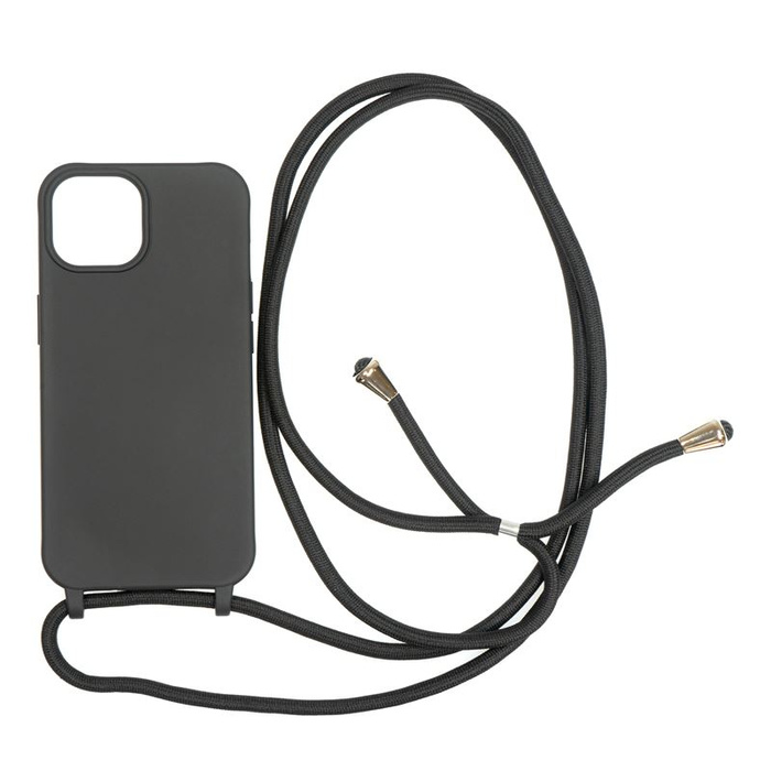 Mobile Origin Lanyard Case, black - iPhone 15