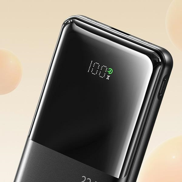 AWEI PowerBank P76K 10000mAh 22.5W czarny/black Digital Display