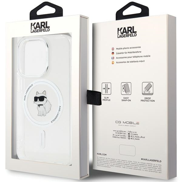 Karl Lagerfeld KLHMP13LHFCCNOT iPhone 13 Pro / 13 6.1" przezroczysty/transparent hardcase IML Choupette MagSafe