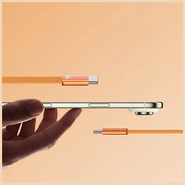 Kabel USAMS U96 60W USB-C do USB-C 1.2m  niebieski