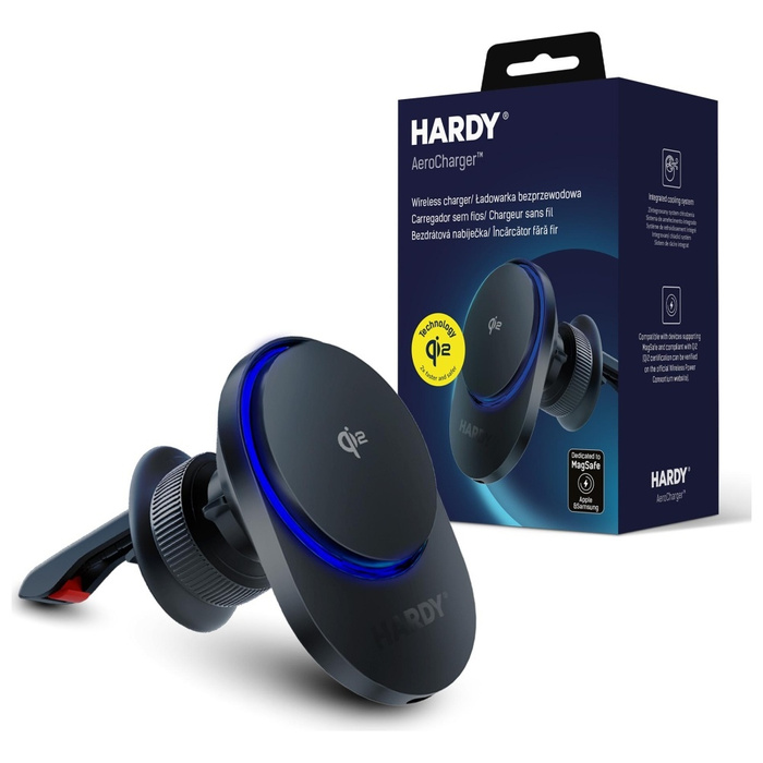 Ładowarka indukcyjna 3MK Hardy           AeroCharger 15W MPP Qi2 czarny