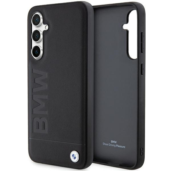 Etui BMW BMHCS23FESLLBK Samsung Galaxy S23 FE S711 czarny/black Leather Hot Stamp Case