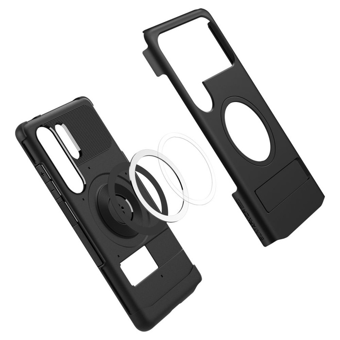 ETUI SPIGEN SLIM ARMOR MAG MAGSAFE SAMSUNG GALAXY S25 ULTRA BLACK