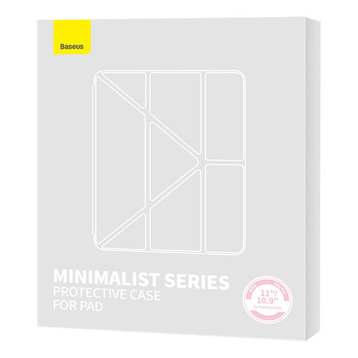 Etui magnetyczne Baseus Minimalist do iPad Pro 11″ (2018 / 2020 / 2021 / 2022) baby pink