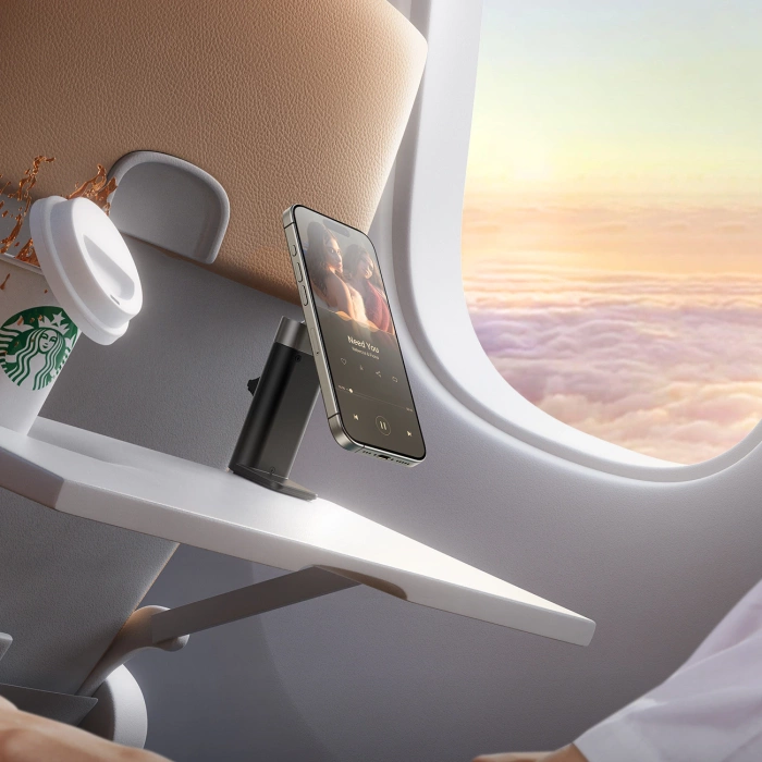 Stojak Joyroom JR-ZS413 podróżny magnetyczny na telefon 4.7-7.0" - czarny