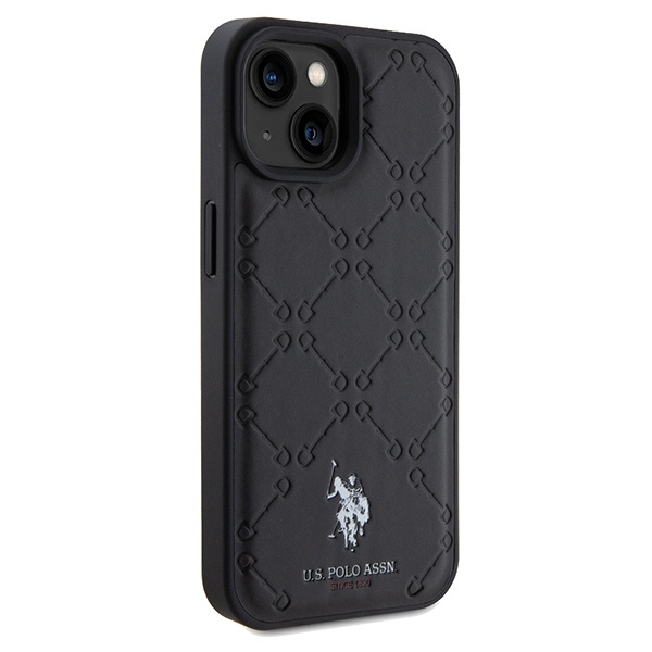 Etui US Polo USHCP15SPYOK iPhone 15 / 14 / 13 6.1" czarny/black Yoke Pattern Case