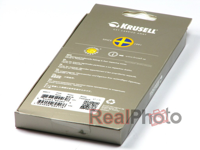 Etui KRUSELL Apple iPhone 4 4S Pokrowiec Różowy Case