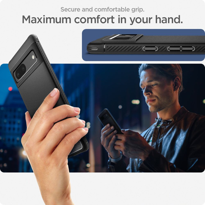 Etui Spigen Rugged Armor Google Pixel 7 Matte Black