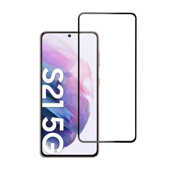 Szkło hartowane do Samsung Galaxy S21 PLUS (full glue / case friendly) Blue Star 5D czarne