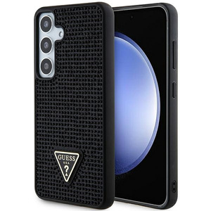 Etui Guess GUHCS24SHDGPPK S24 S921 czarny/black hardcase Rhinestone Triangle Case