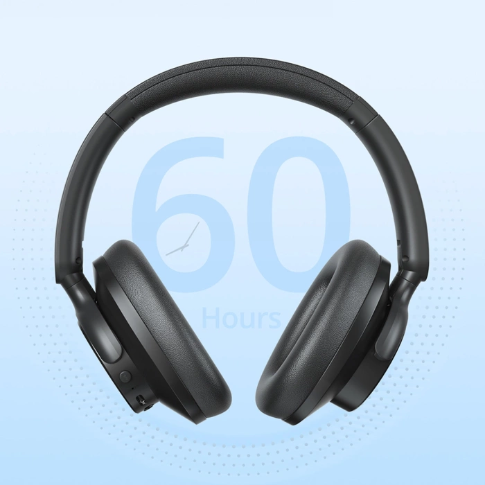 Słuchawki bezprzewodowe Tronsmart Sounfii Q20 ANC nauszne Bluetooth 5.3 - czarne