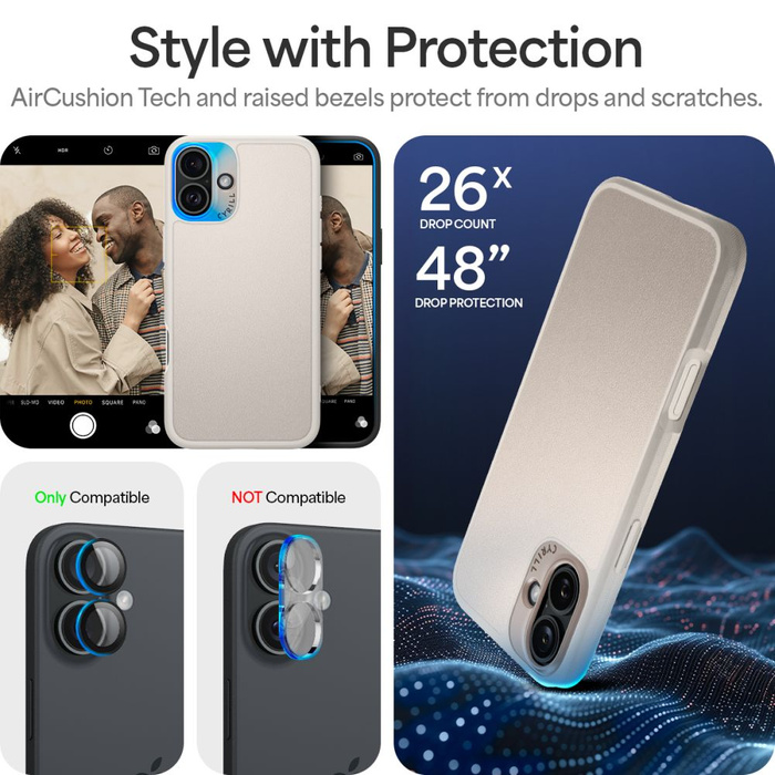 ETUI SPIGEN CYRILL KAJUK MAG MAGSAFE IPHONE 16 CREAM