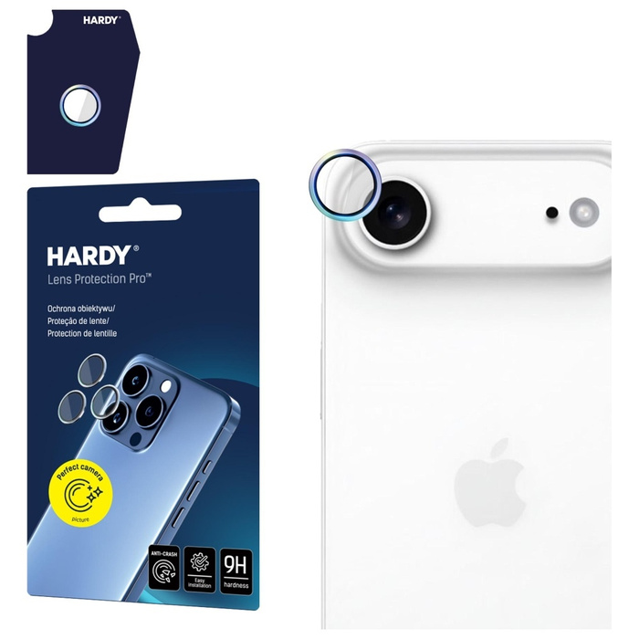 Ochrona na obiektyw aparatu 3MK iPhone 17 Air HARDY Lens Protection Pro Wielokolorowy