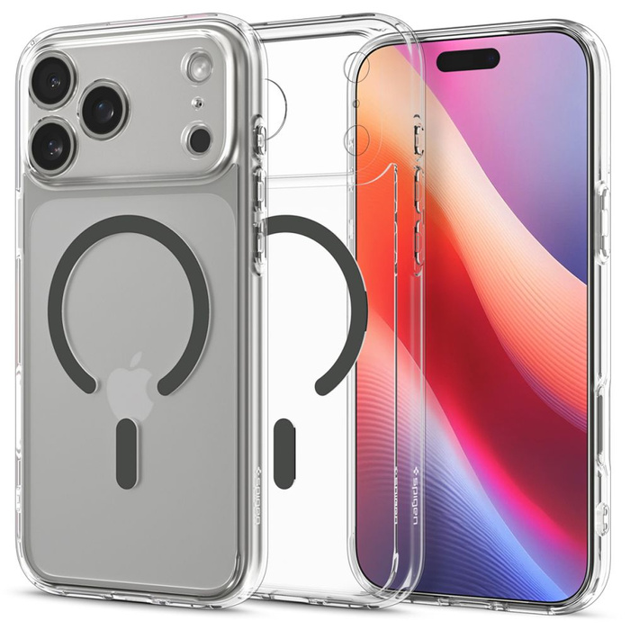 SPIGEN ULTRA HYBRID MAG MAGSAFE IPHONE 17 PRO CLEAR/GRAPHITE