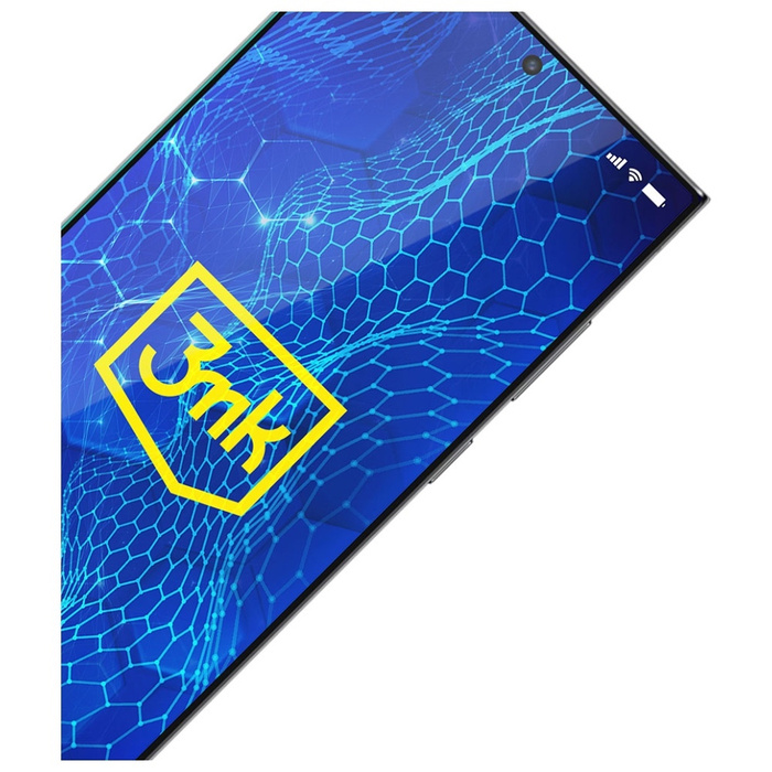Szkło hartowane 3MK HardGlass Max Lite    do Samsung Galaxy S24 Ultra czarny