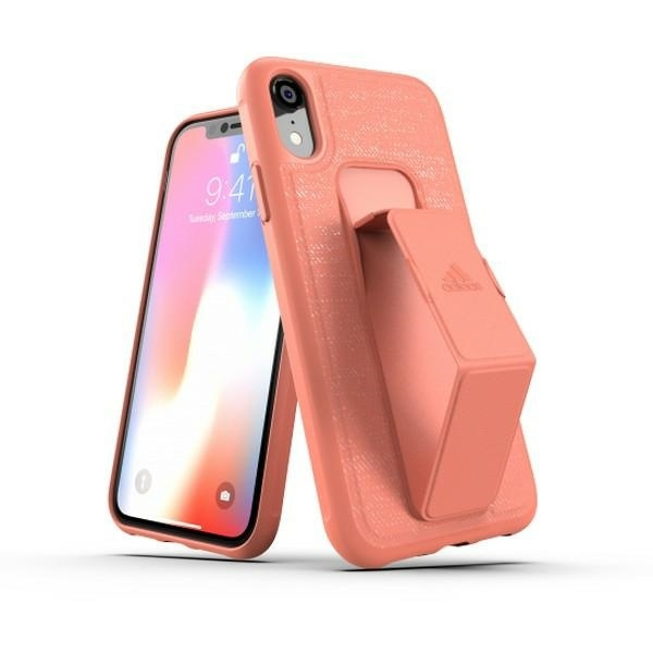 Etui ADIDAS Apple iPhone Xr Grip Koralowy Case
