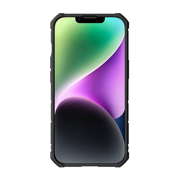 Nillkin CamShield Armor Pro Case etui iPhone 14 pancerny pokrowiec podstawka ring czarny