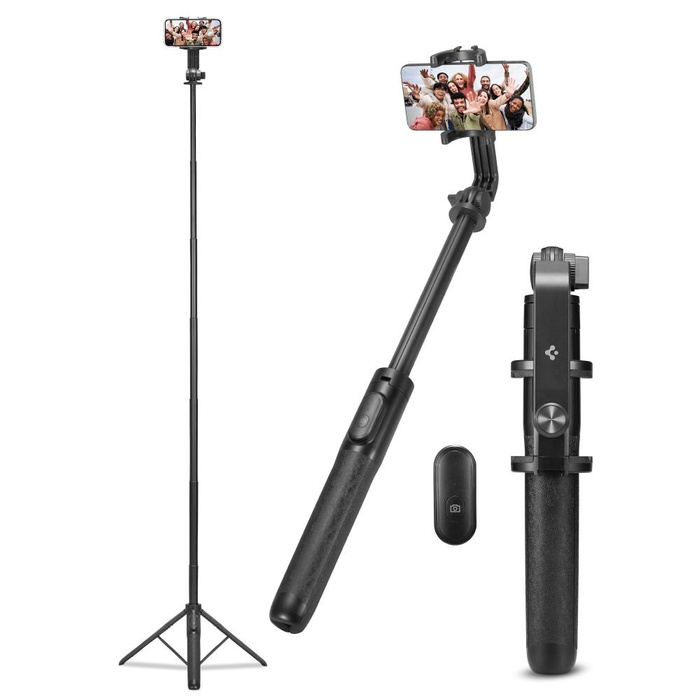 Kijek Spigen S560w Bluetooth Selfie Stick Tripod Black