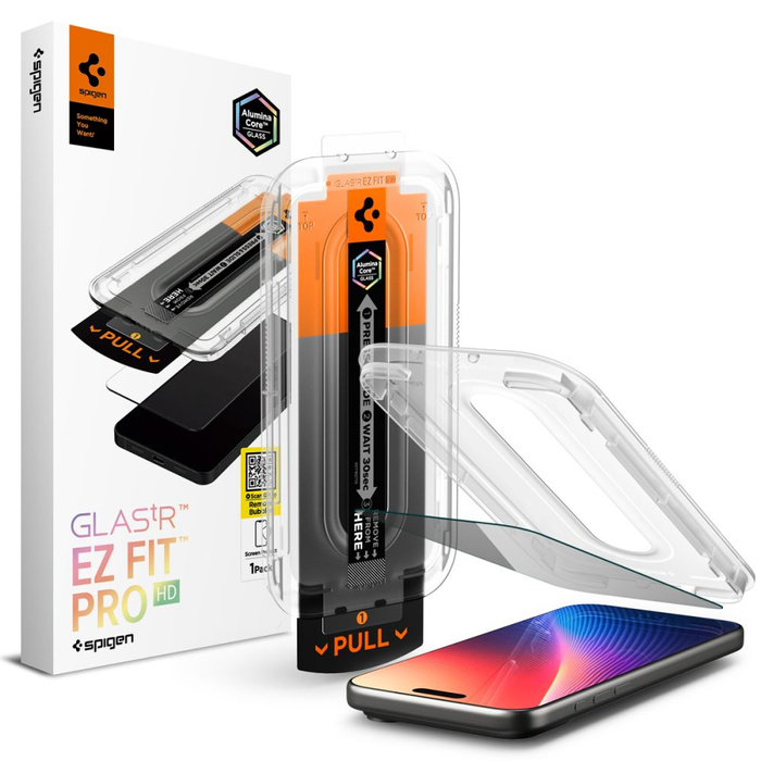 SZKŁO PRYWATYZUJĄCE SPIGEN GLAS.TR ”EZ FIT PRO” IPHONE 16 PRO MAX / 17 PRO MAX PRIVACY