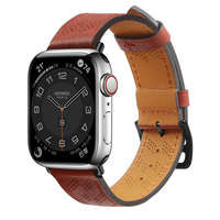 Pasek Strap Leather skórzany pasek Apple Watch Ultra, SE, 8, 7, 6, 5, 4, 3, 2, 1 (49, 45, 44, 42 mm) opaska bransoleta czerwony