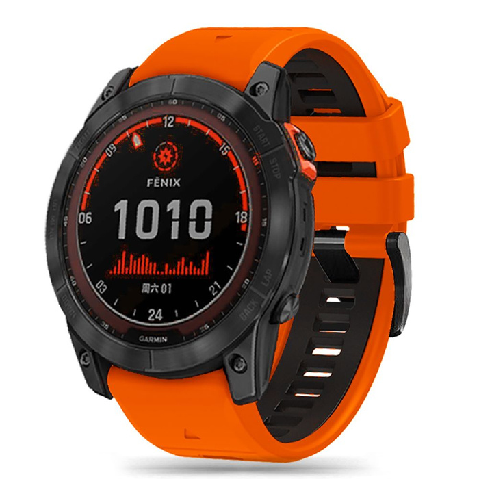 Pasek Tech-protect Iconband Pro Garmin Fenix 3 / 5x / 3hr / 5x Plus / 6x / 6x Pro / 7x Orange/black
