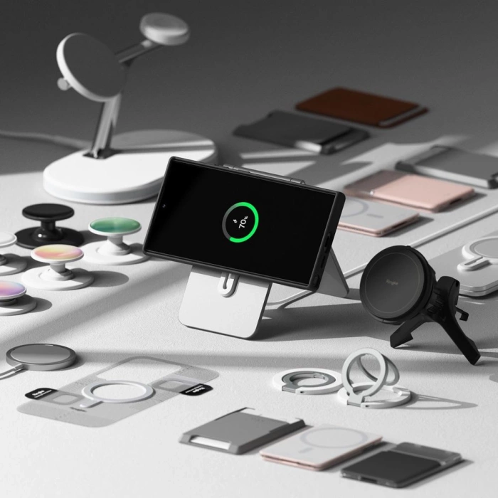 Etui Ringke Silicone Magnetic Magsafe Samsung Galaxy S24 Ultra Black Case