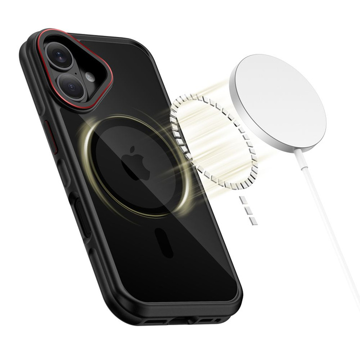 TECH-PROTECT MAGHYBRID MAGSAFE IPHONE 17 BLACK/RED