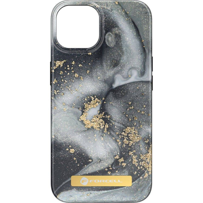FORCELL F-PROTECT Mirage futerał kompatybilny z MagSafe do IPHONE 15 Pro Max marble mist