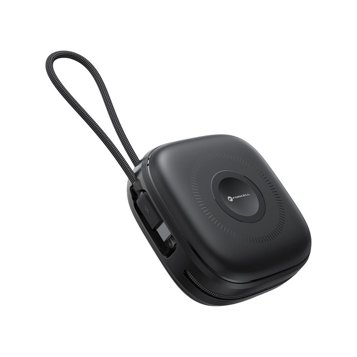 Powerbank zgodny z MagSafe Forcell F-Energy F10K5 PD3.1 QC3.0 3A 22,5W 10000 mAh kompatybilny z Apple Watch czarny 0INT