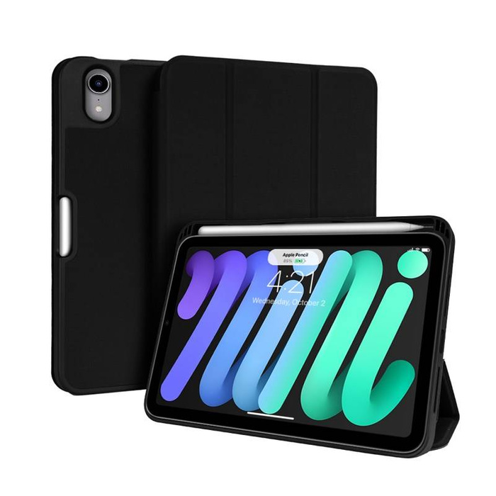 Etui CRONG Apple iPad Mini 6 2021 FlexFolio Z Funkcją Apple Pencil Czarny Case