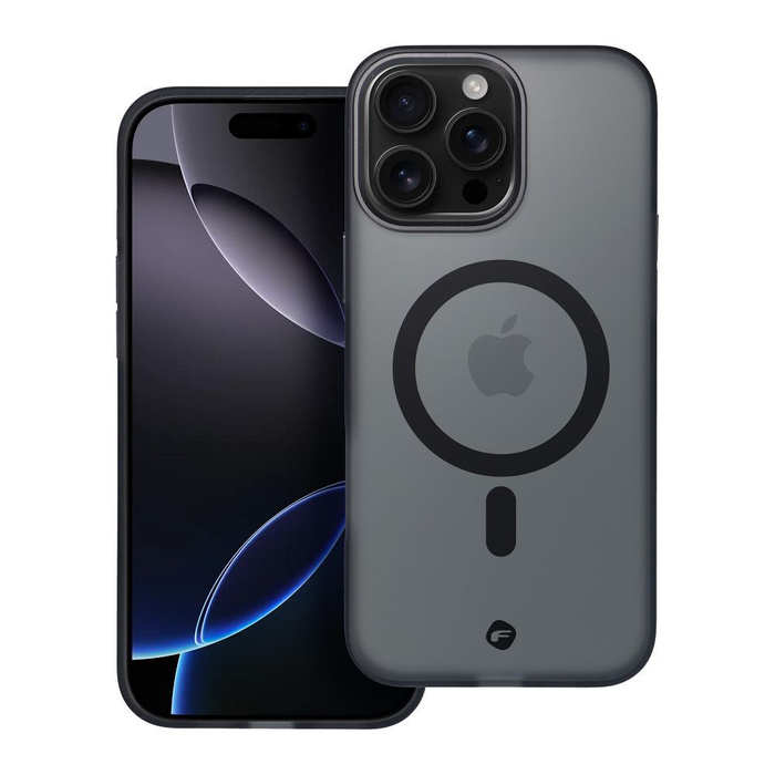 Etui na iPhone 16 PRO MAX Forcell F-Protect Levels Dual Layer 4D technology zgodny z MagSafe Military Drop-Test black