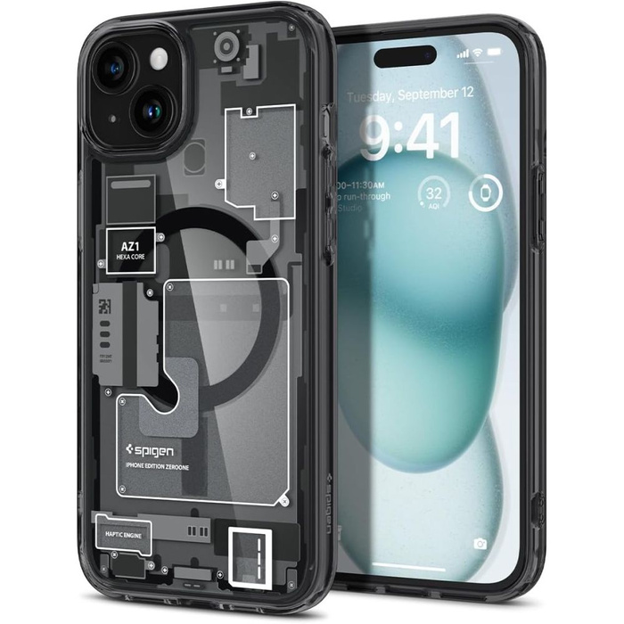 Etui Spigen Ultra Hybrid Mag Magsafe iPhone 15 Zero One Case