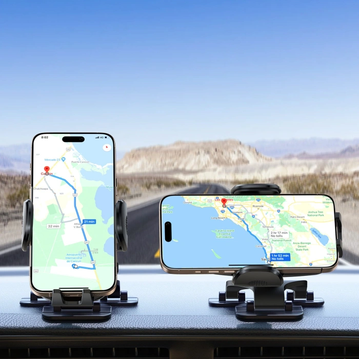 Uchwyt samochodowy Joyroom JR-ZS259 zaciskowy, z trzema regulowanymi nóżkami - czarny