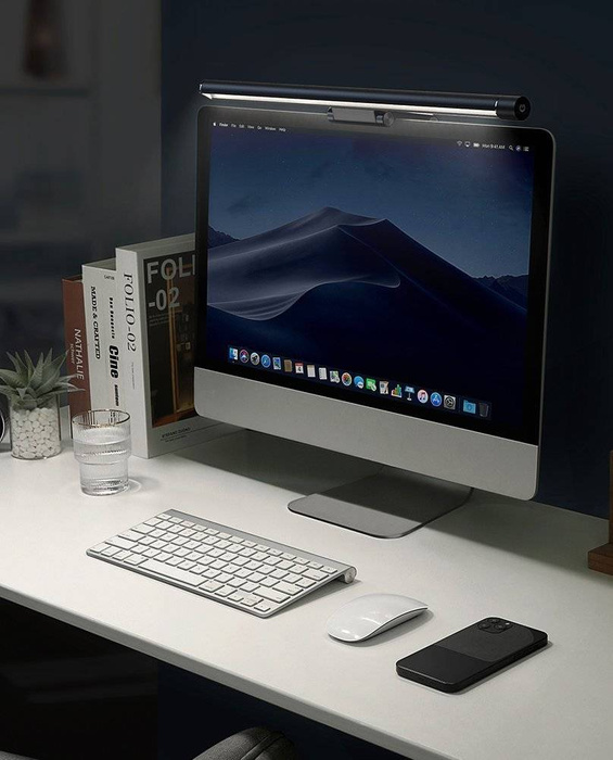 Baseus i-work lampka LED na monitor do pulpitu oświetlenie ekranu czarny (DGIWK-P01)