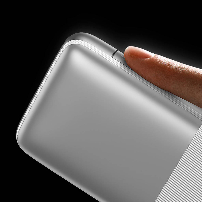 Baseus Bipow Pro powerbank 10000mAh 22.5W + kabel USB 3A 0.3m biały (PPBD040002)