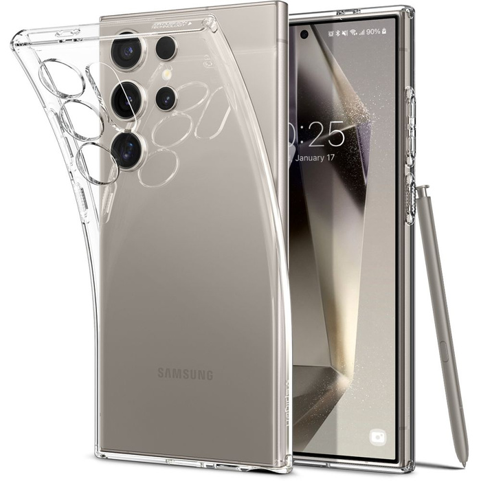Etui Spigen Liquid Crystal Samsung Galaxy S24 Ultra Crystal Clear Case