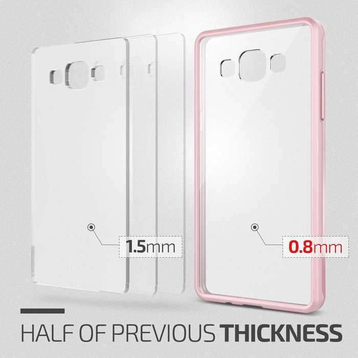 Etui Samsung Galaxy A7 VERUS Crystal Mixx Baby Pink Jak Spigen SGP Pokrowiec