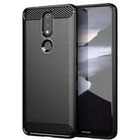 Carbon Case elastyczne etui pokrowiec Nokia 2.4 czarny