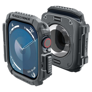 ETUI SPIGEN RUGGED ARMOR APPLE WATCH 10 (46 MM) DARK GREY