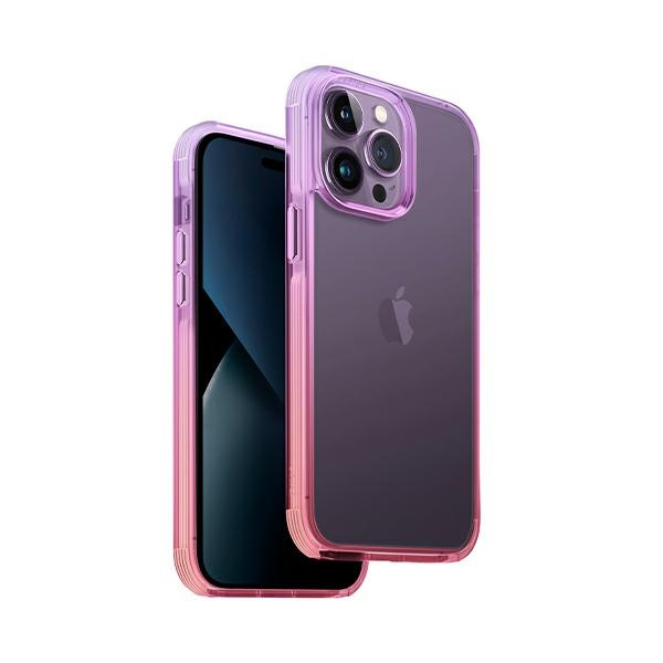 UNIQ etui Combat Duo iPhone 14 Pro 6,1" liliowo-różowy/lilac lavender-pink