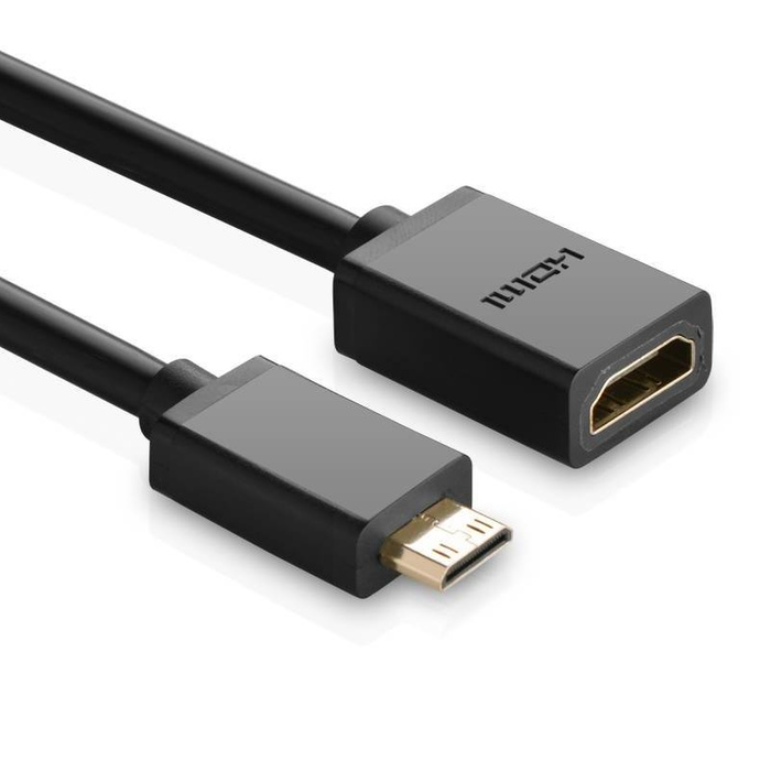 Adapter UGREEN Mini HDMI Do HDMI 22cm Czarny 20137