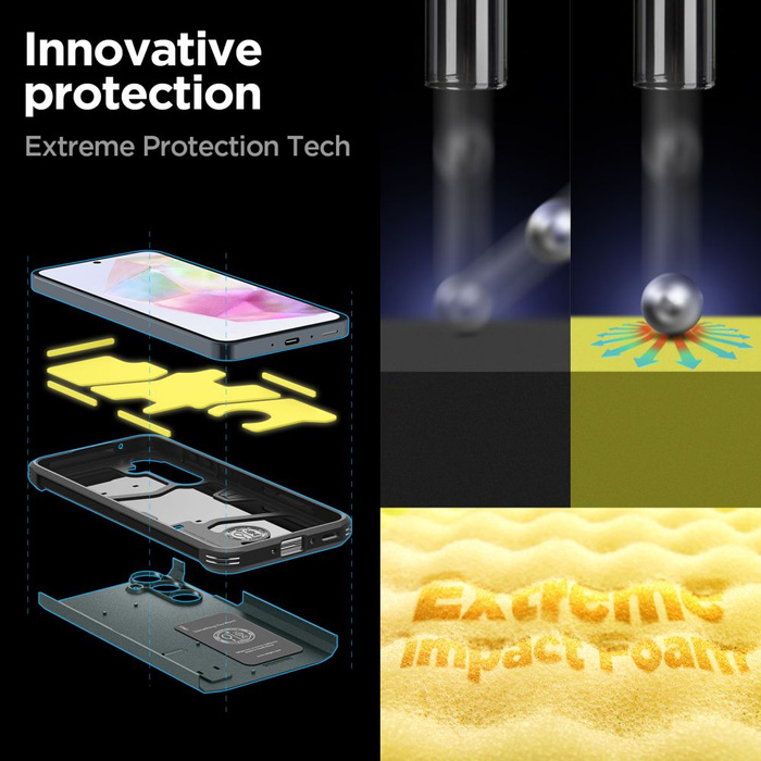 Etui Spigen Tough Armor Samsung Galaxy A35 5g Abyss Green Case