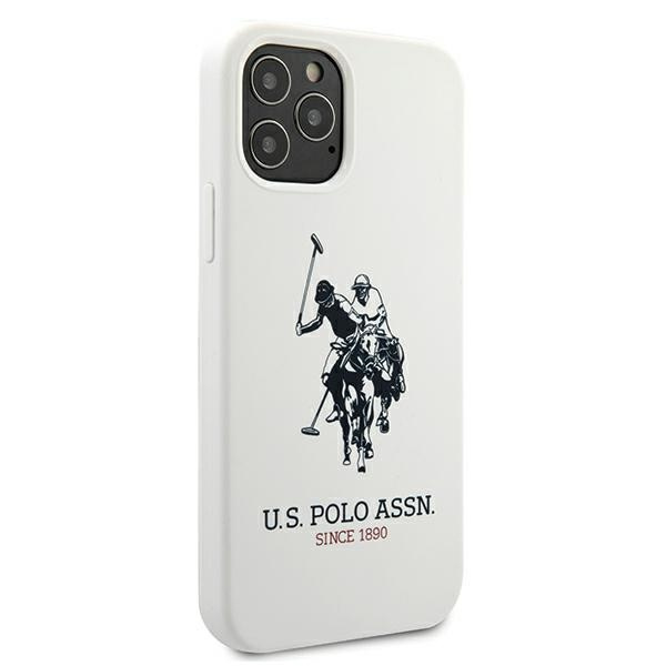 Etui US Polo Apple iPhone 12 Pro Max Silicone Collection Biały Case