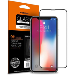 SZKŁO Hartowane SPIGEN SGP GLAS.TR Slim HD Apple iPhone 11 Pro X XS Full Cover FC