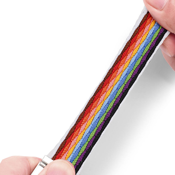 Pasek Dux Ducis Strap (Mixture II Version) pasek Apple Watch SE, 8, 7, 6, 5, 4, 3, 2, 1 (41, 40, 38 mm) pleciona opaska bransoleta pale stripes