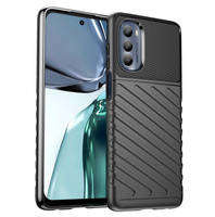 Etui Thunder Case etui do Motorola Moto G62 5G silikonowy pancerny pokrowiec czarne Case