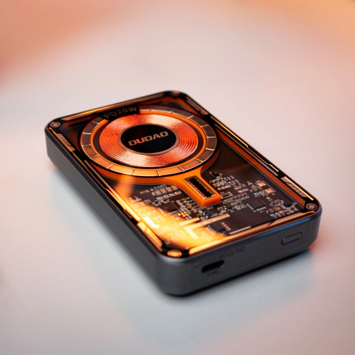 Dudao TGK1 powerbank z ładowarką bezprzewodową MagSafe 20W 10000mAh czarny (TGK1-czarny)