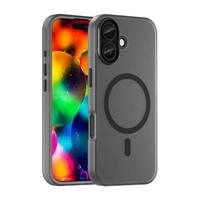 Etui Magnetic iPhone 17 Abrasive MagSafe Matowe Czarne